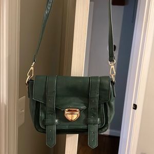 Dark green purse